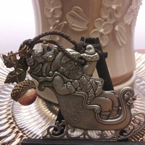 Vintage Pewter Ornament Circa 1995